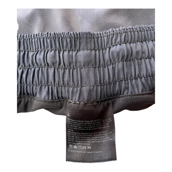 Lululemon Diamond Dye Pitch Grey Graphite Hotty Hot Size 4 Long High-Rise Skirt - Picture 7 of 12